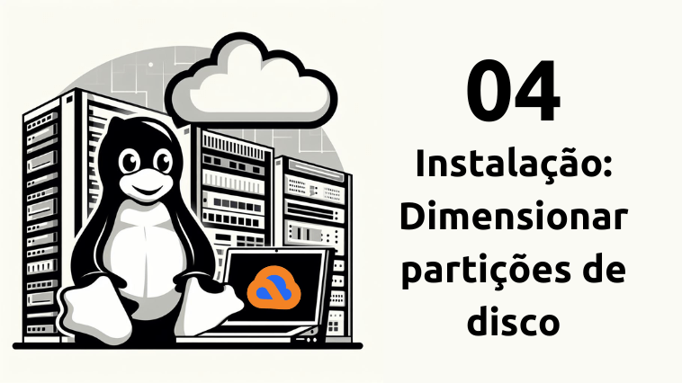 Dimensionar partições de disco