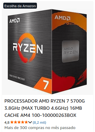 Processador Ryzen 7