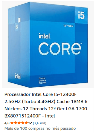 Processador Intel Core I5